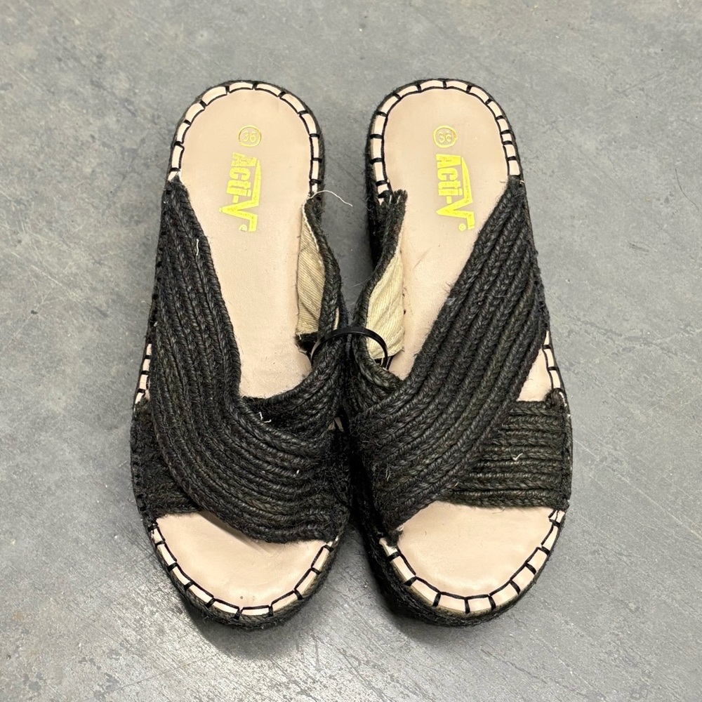 Euro platform sandals